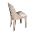 Pemberly Row 7 Piece Dining Table Set Polyester Cushion Seats White Wash Wood