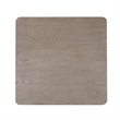 Pemberly Row Square Counter Height Table Pedestal Base White Wash Oak Veneer