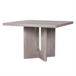 Pemberly Row 7 Piece Counter Height Dining Table Set 6 Seater White Wash Oak