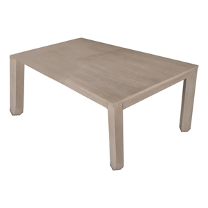 Pemberly Row 94 to 118 Inch Extendable Dining Table in Tawny Brown Rubberwood
