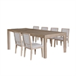 Pemberly Row 7 Piece Dining Table Set 94 to 118