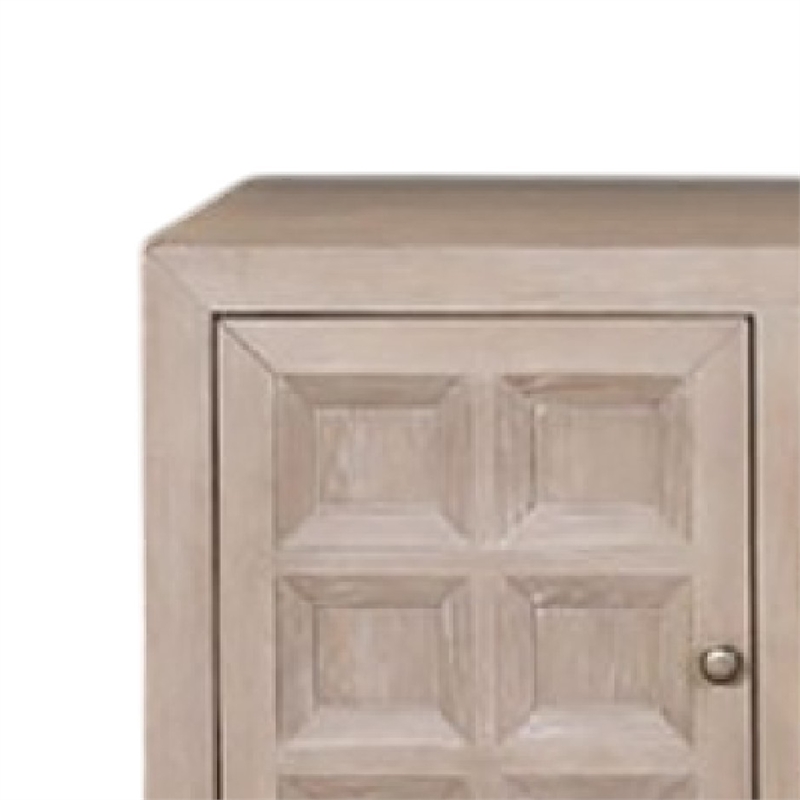 Pemberly Row 72 Inch TV Stand Console Storage Cabinets in Tawny Brown Wood