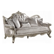 Pemberly Row 85 Inch Sofa Ornate Carved European Classic in Beige Champagne