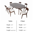 Pemberly Row 7 Piece Extendable Dining Table Set 6 Ivory Fabric Chairs Brown
