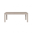 Pemberly Row 78 Inch Dining Table Farmhouse Rectangular in Natural Brown Wood