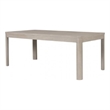 Pemberly Row 78 Inch Dining Table Farmhouse Rectangular in Natural Brown Wood