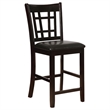 Pemberly Row 5Pc Counter Height Dining Table Set with 4 Chairs Expandable Leaf