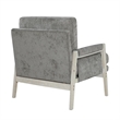 Pemberly Row Accent Armchair with Removable Cushion Cover in Brownish Gray