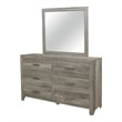 Pemberly Row 4 Pc Queen Size Bedroom Set Slatted Panel Weathered Gray Finish