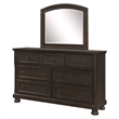Pemberly Row 4 Piece Queen Size Bedroom Set with Sleigh Bed Round Knobs
