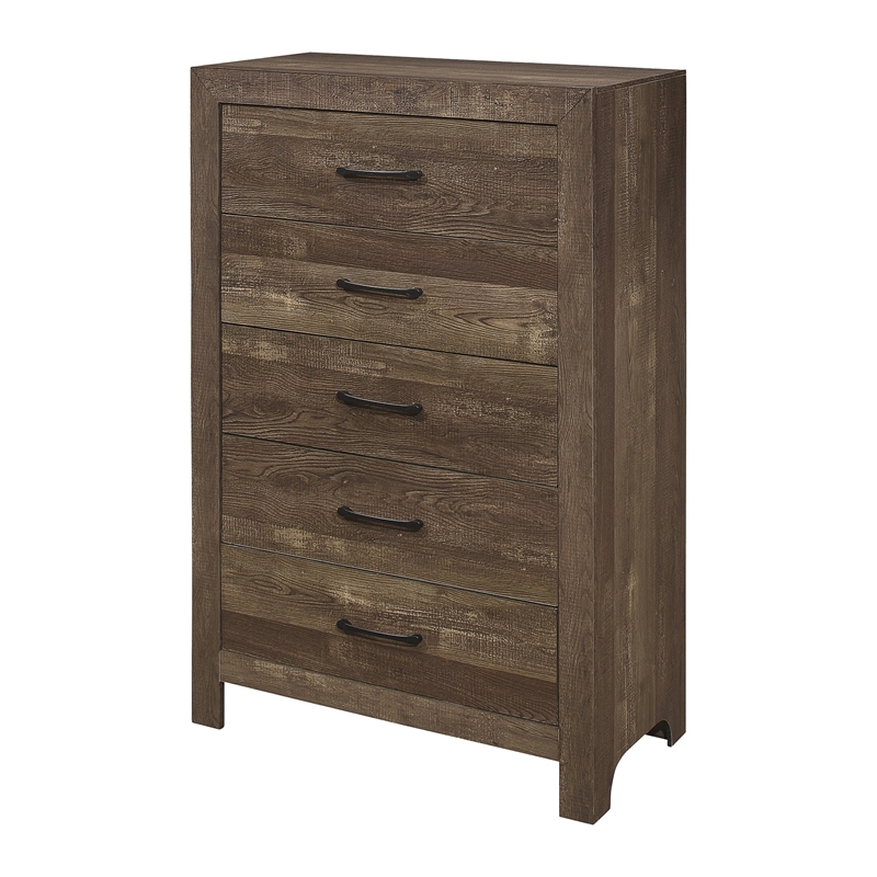Pemberly Row 3 Piece Full Size Bedroom Set Panel Detailing Metal Handles
