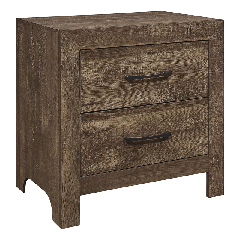 Pemberly Row 4 Piece King Size Bedroom Set Panel Detailing Metal Handles