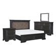 Pemberly Row 4 Pc Queen Bedroom Set Polyester Upholstery Storage Footboard