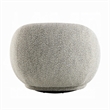 Pemberly Row Swivel Accent Chair Plush Round Cloudlike Design in Brown Boucle