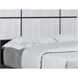 Pemberly Row King Panel Bed with Horizontal Trim Lines White Grained Wood