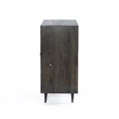 Pemberly Row 2-Door Hand-Carved Mango Wood Sideboard in Antique Brown