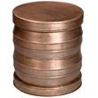 Pemberly Row Industrial Cast Iron Occasional Seating in Copper