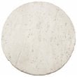 Pemberly Row White Marble Cocktail Table on Brass-Finished Cast Iron Base