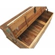 Pemberly Row Reclaimed Solid Wood Lift-Top Cocktail Table in Multi-Color