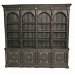 Pemberly Row 3-Piece Wood Bookcase with 4 Shelves & Mortise Joints in Brown