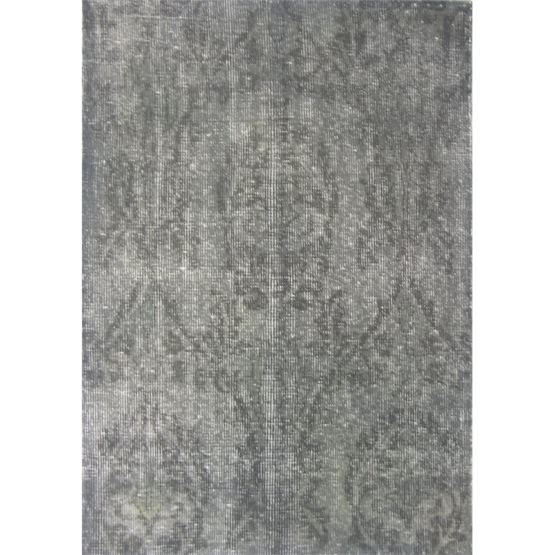 Pemberly Row 8x10 Hand-Knotted New Zealand Wool Area Rug in Gray