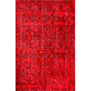 Pemberly Row 2x3 Hand-Knotted New Zealand Wool Area Rug in Red