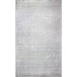 Pemberly Row 9x12 Hand-Knotted New Zealand Wool and Viscose Area Rug in Silver