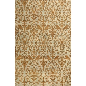 Pemberly Row 8x11 Hand-Tufted Hand-Sculpted New Zealand Wool Rug in Light Brown