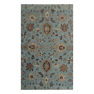 Pemberly Row 2x3 Hand-Tufted Hand-Sculpted New Zealand Wool Rug in Light Blue