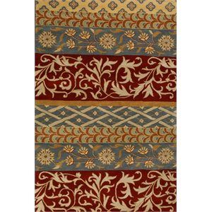 Pemberly Row 2x3 Nature-Inspired Cut Pile and Loop NZ Wool and Viscose Rug
