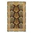 Pemberly Row 5x8 Nature-Inspired Cut Pile and Loop NZ Wool Rug in Mocha Brown