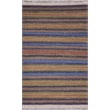 Pemberly Row 5x8 Handwoven NZ Wool and Chrome Dye Kilim Area Rug in Gold
