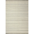 Pemberly Row 2.6x9 Handwoven NZ Wool and Chrome Dye Kilim Runner in White