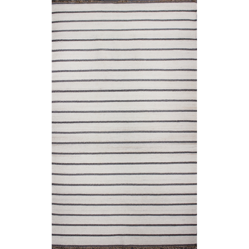 Pemberly Row 2x3 Handwoven NZ Wool and Chrome Dye Kilim Area Rug in White