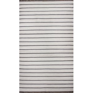 Pemberly Row 2x3 Handwoven NZ Wool and Chrome Dye Kilim Area Rug in White
