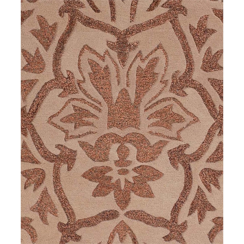 Pemberly Row 9.6x13 Hand-Tufted and Hand-Sculpted NZ Wool Area Rug in Beige