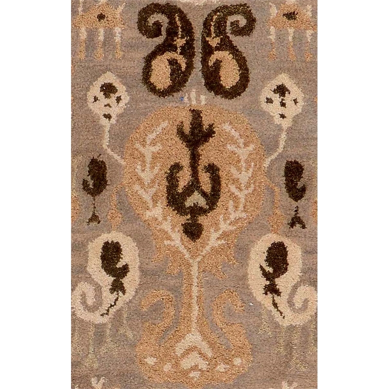Pemberly Row 9.6x13 Hand-Tufted and Hand-Sculpted NZ Wool Area Rug in Beige
