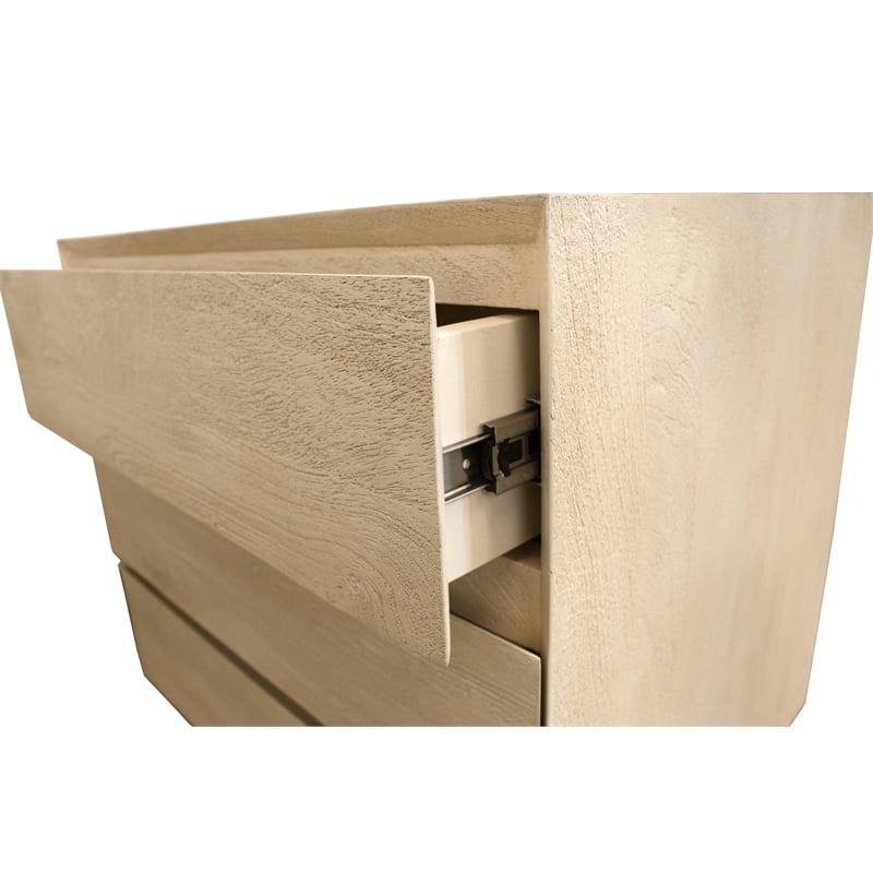 Pemberly Row 3-Drawer Solid Mango Wood 26