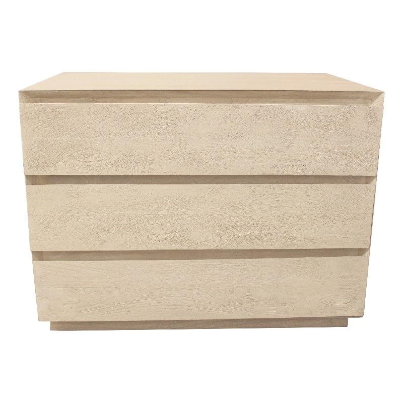 Pemberly Row 3-Drawer Solid Mango Wood 32
