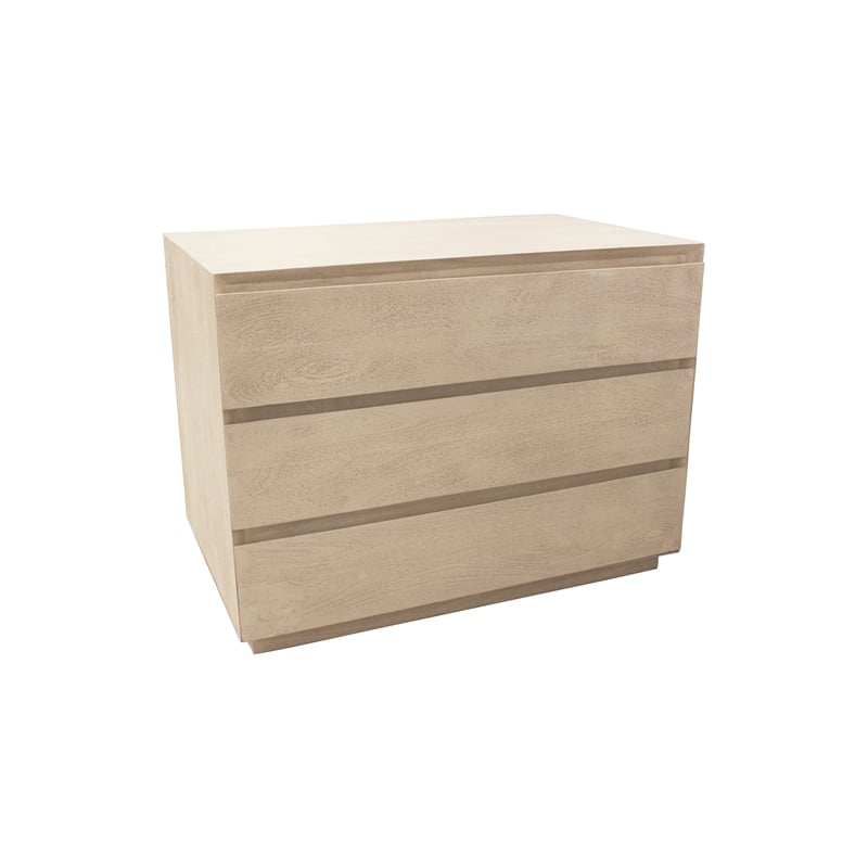 Pemberly Row 3-Drawer Solid Mango Wood 32