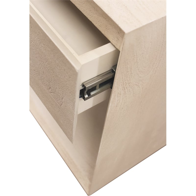 Pemberly Row 1-Drawer Solid Mango Wood 32