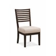Pemberly Row 7-Piece Dining Set with 6 Upholstered Chairs in Two-Tone Brown