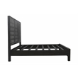 Pemberly Row Queen Mango Solid Wood Bed in Antique Brown Finish
