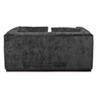 Pemberly Row Loveseat in Prism Black Multi-Weave with Solid Wood Base