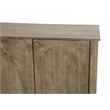 Pemberly Row 4-Door Solid Wood Sideboard in North Creek Brown Finish