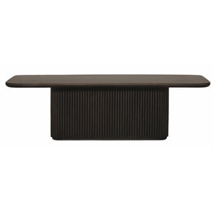 Pemberly Row Cocktail Table in Modern Espresso Finish on Mango Solid Wood