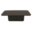 Pemberly Row Cocktail Table in Modern Espresso Finish on Mango Solid Wood