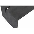 Pemberly Row 3-Piece Reclaimed Solid Wood Cocktail Table Set in Ebony Gray