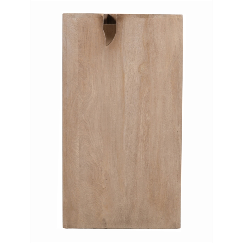 Pemberly Row 4-Piece Reclaimed Wood Counter Table Set in Light Ash Ivory