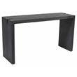 Pemberly Row 4-Piece Reclaimed Wood Counter Table Set in Graphite Black